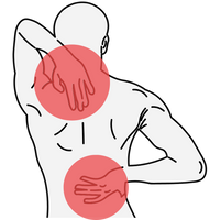 Weniger Nacken- & Rückenschmerzen